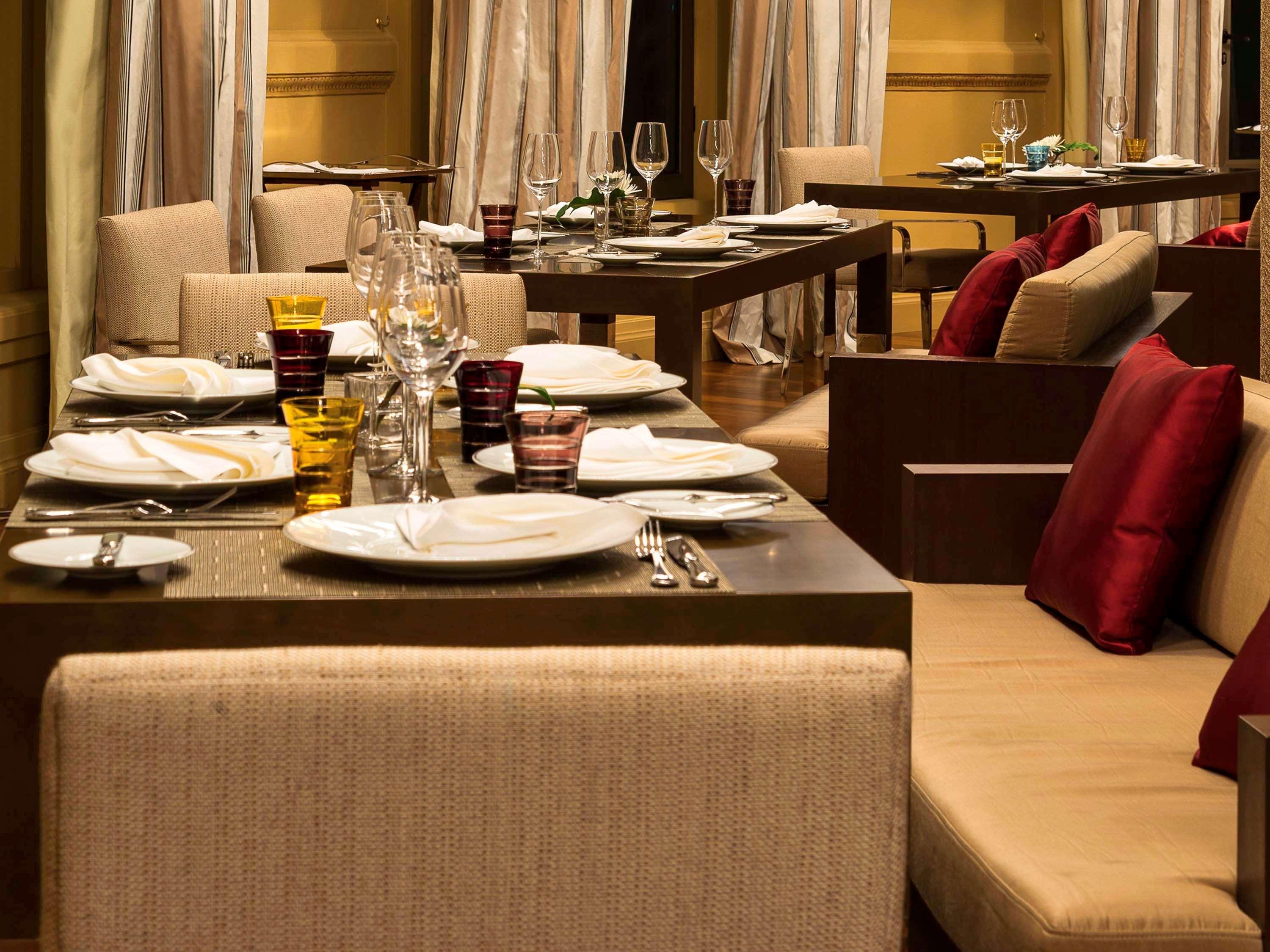 Sofitel Montevideo Casino Carrasco & Spa Buitenkant foto The interior of the restaurant